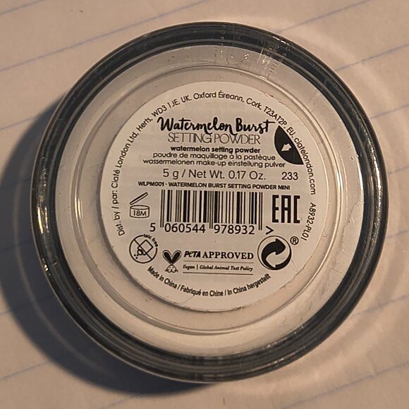Ciate London Watermelon Burst Setting Powder 5g/0.17 Oz. - Picture 2 of 2